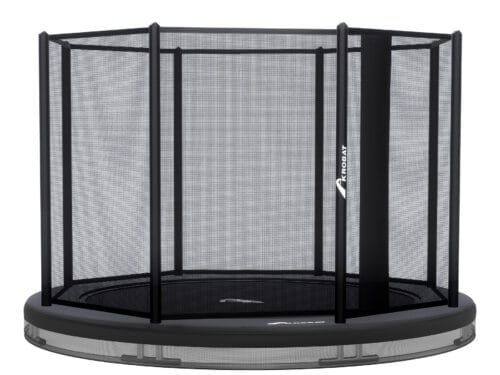Akrobat_Orbit_Inground_Round_OverlappingNet_Anthracite-Black Akrobat Orbit Inground
