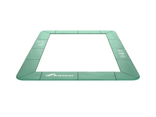 Akrobat_Pad_Orbit_Flat_Rectangular_Green Akrobat Frame Pad | Orbit |. Flat