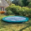 Premium-Inground-Trampolin Akrobat Orbit Inground 430 cm | Grøn