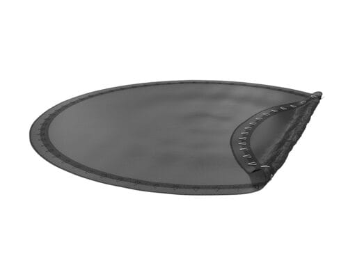 Akrobat_AkroAIR_Jumping-Mat_ORBIT_Round_Black Hoppemåtte til Elfje-trampolin