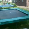 Trampolinrammepude til Elfje Bahama | 307 x 221 cm | Grøn | Ekstra