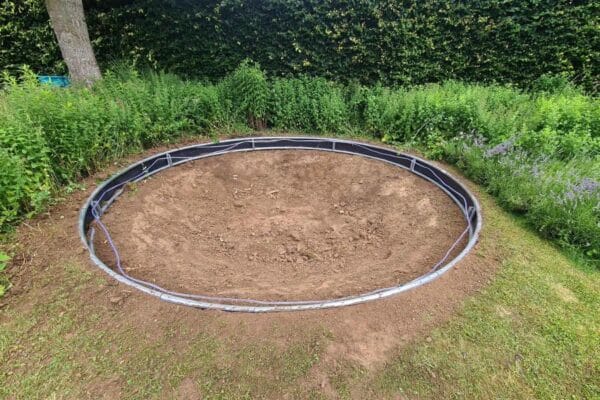 Trampoline Installation Service Flat to the ground