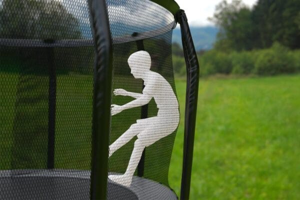 Orbit Pro_closeup_collision_gray Trampolin Sikkerhednet til Elfje Trampolin