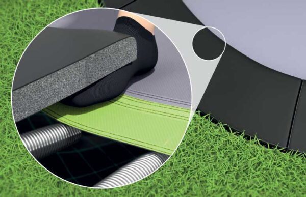 Akrobat-fodbeskyttelse Akrobat Orbit Flat 305x183 cm | Antracit