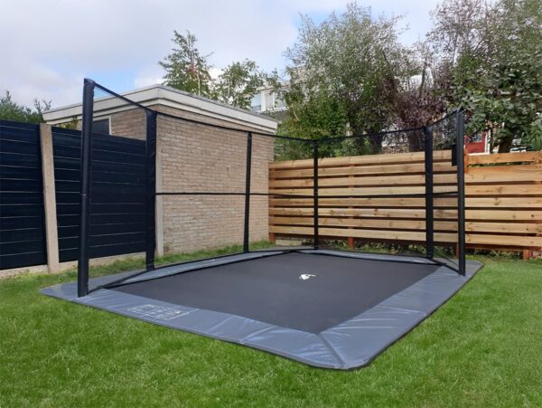 Akrobat-Halbnetz-rechteckig Akrobat Orbit Flat 305x183 cm | Antracit